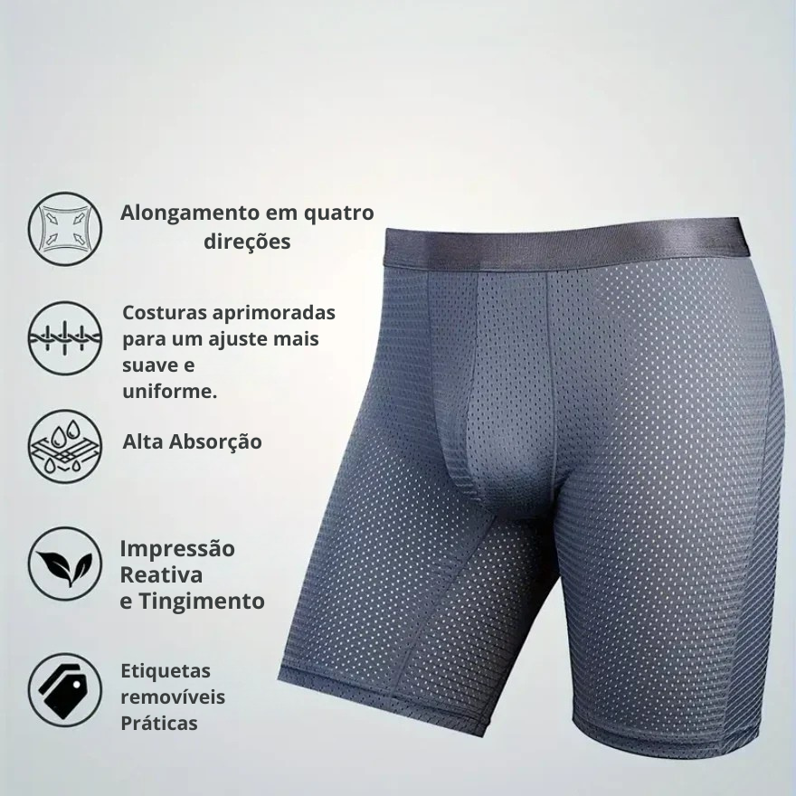 Shorts Boxer Longos Boxhero (Compre 2 e Leve 2 GRÁTIS)